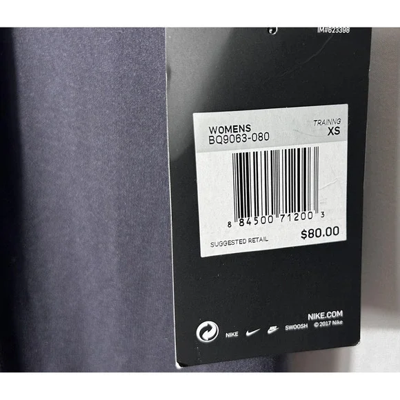 Nike Sculpt Hyper Leggings Womens XS Gray High Rise 7/8 Lace Up Dri-FIT Training - Picture 4 of 11